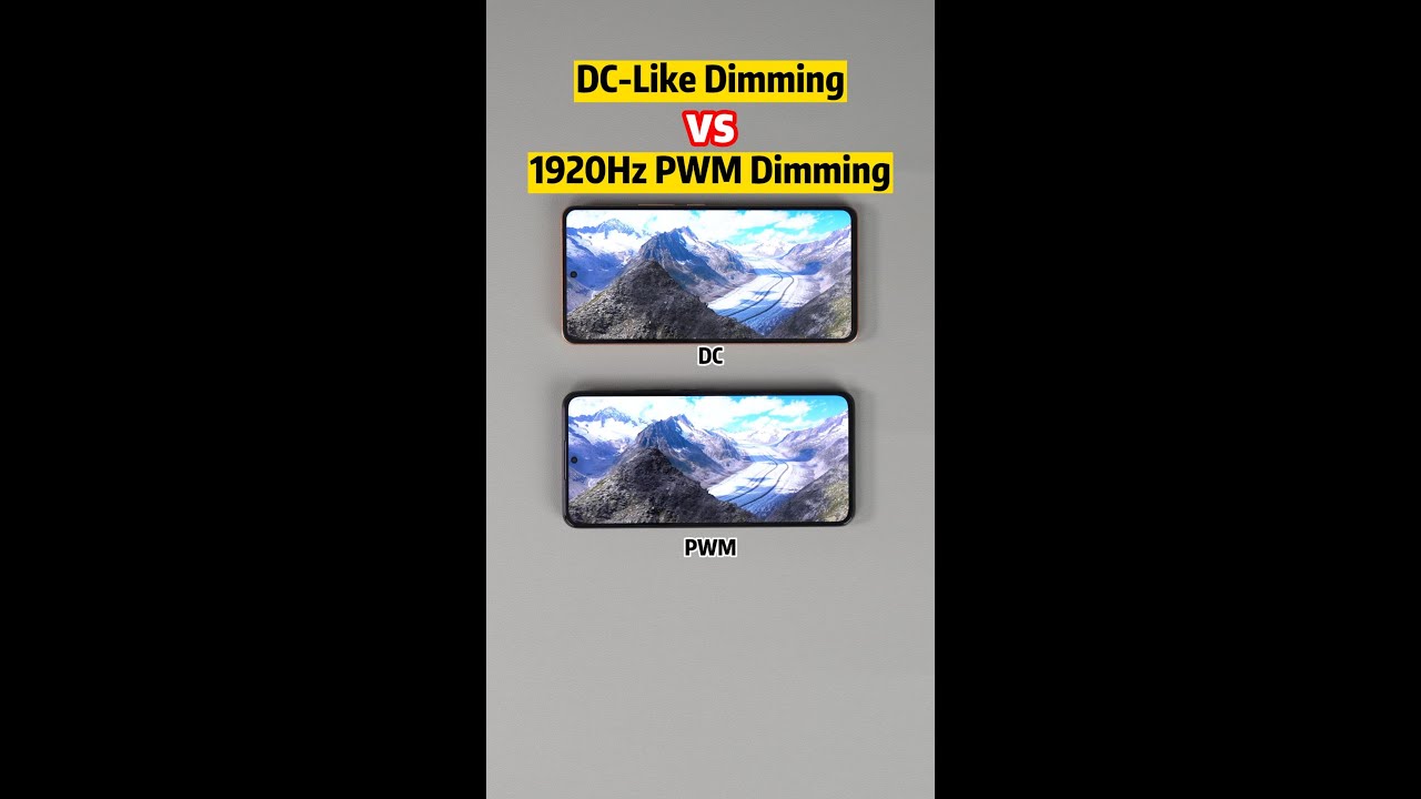 DC-Like Dimming vs 1920Hz PWM Dimming