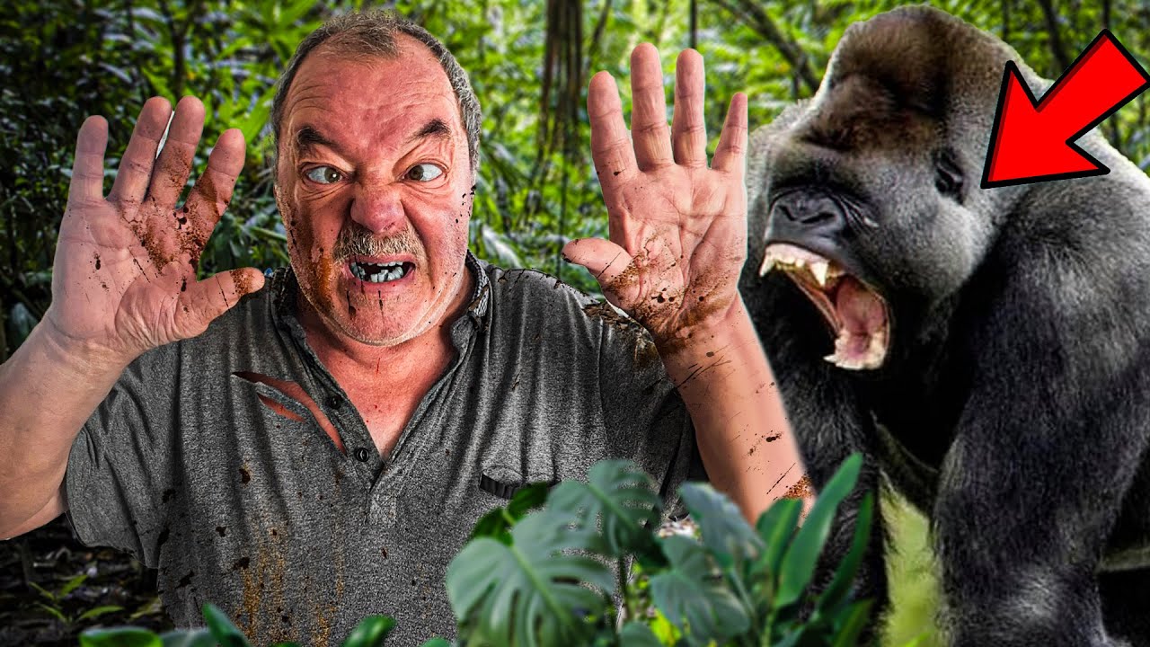Gorilla Prank on dad