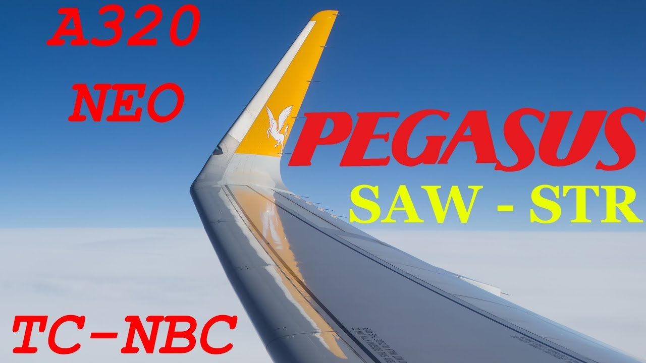 Pegasus Airlines Airbus A320Neo - Istanbul to Stuttgart [FULL HD]