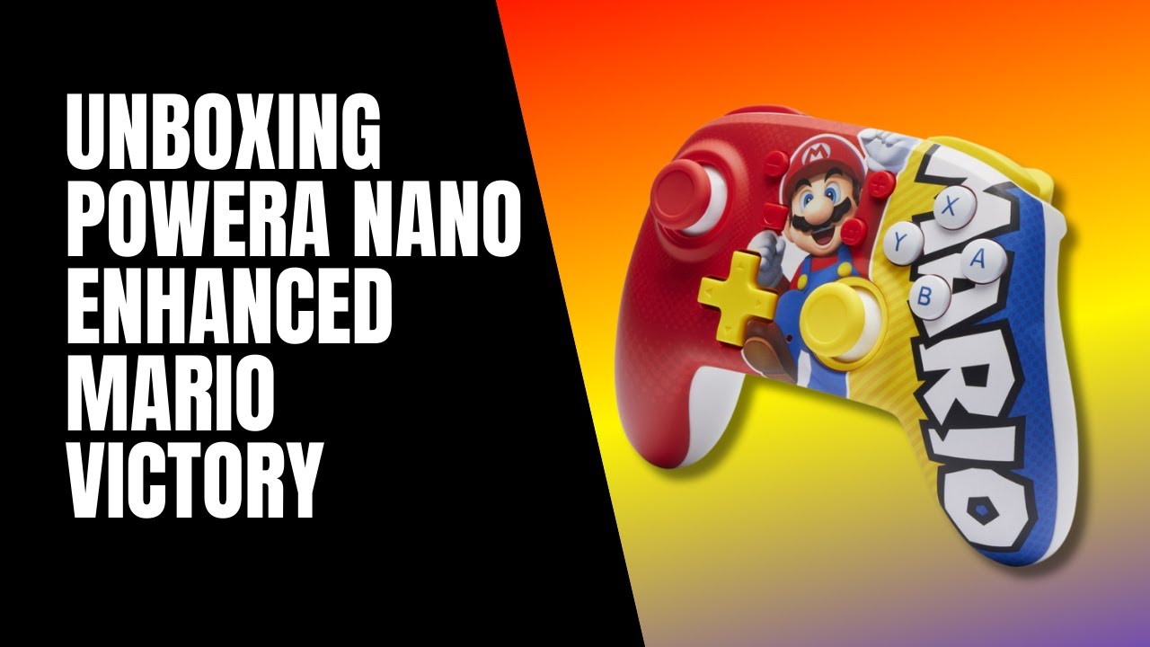 PowerA NANO Enhanced Mario Victory - unboxing i prezentacja