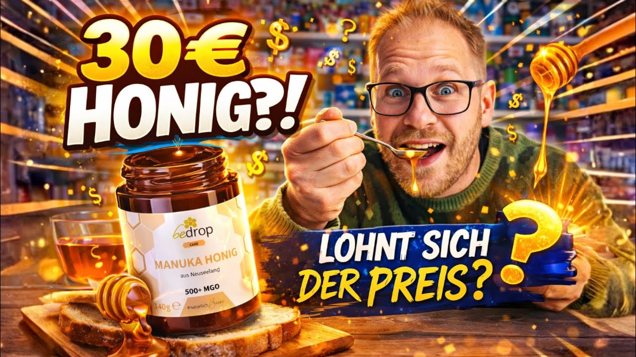 Der teuerste Honig den wir je gegessen haben! | Manuka Honig Test Bedrop  MGO 500 