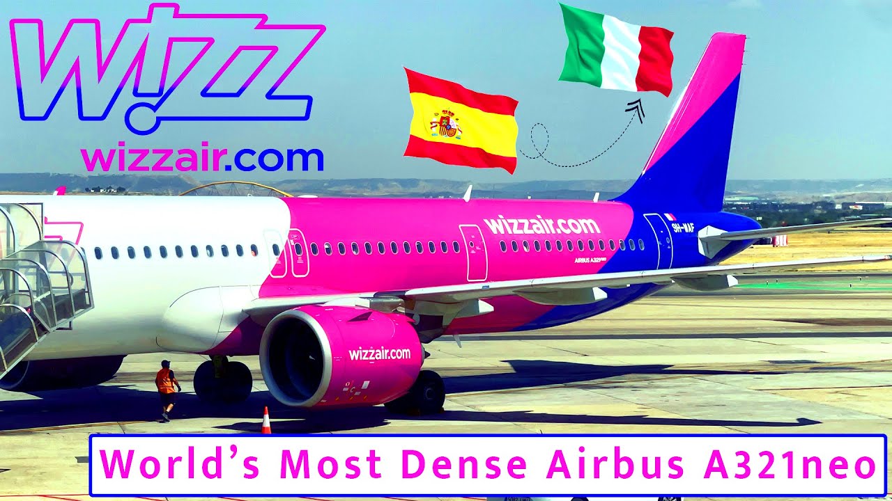 TRIP REPORT: Wizz Air | Airbus A321neo | Madrid - Rome | Ultra Low-Cost