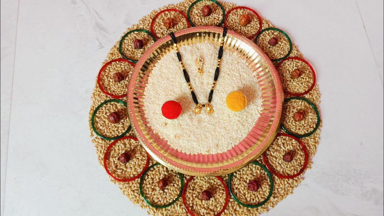 हळदी कुंकू सजावट |Haldi Kumkum Decoration|