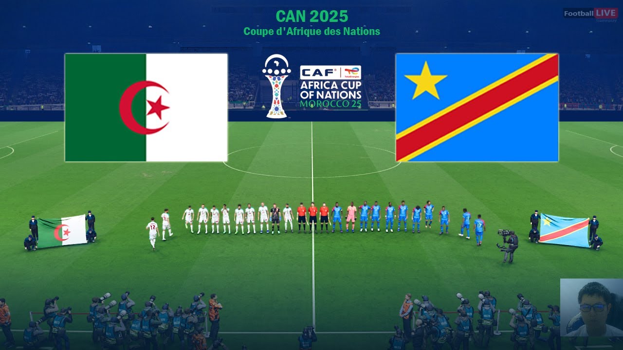 ALGÉRIE vs RD CONGO - Coupe d'Afrique des Nations 2025 CAN | Match complet | Simulation PES