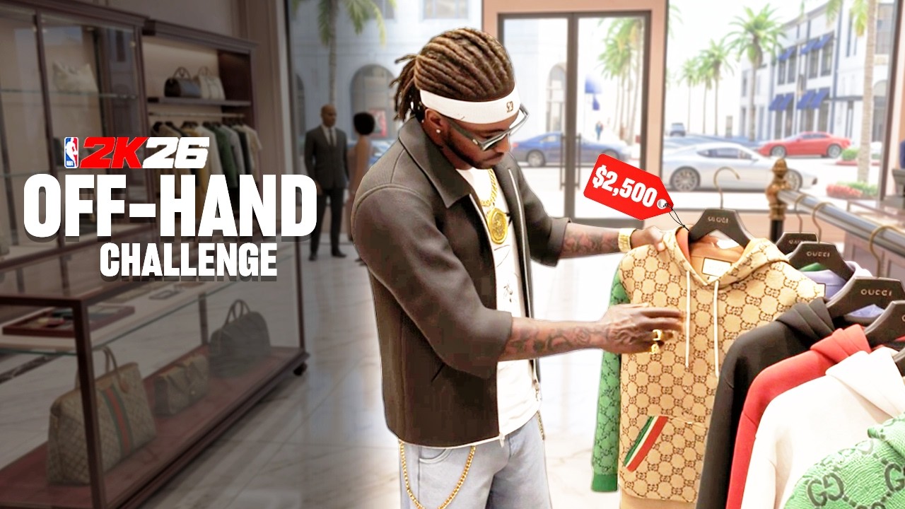 Skipping Practice to Explore Los Angeles in NBA 2K! (MyCAREER | Off-Hand Challenge)