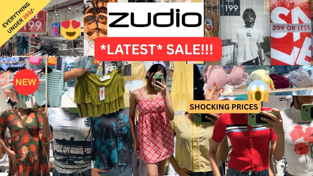 ZUDIO  latest *SALE*!!! 😍Everything under 399/-😱 FULL store tour + try on| CRAZY DEALS 🔥