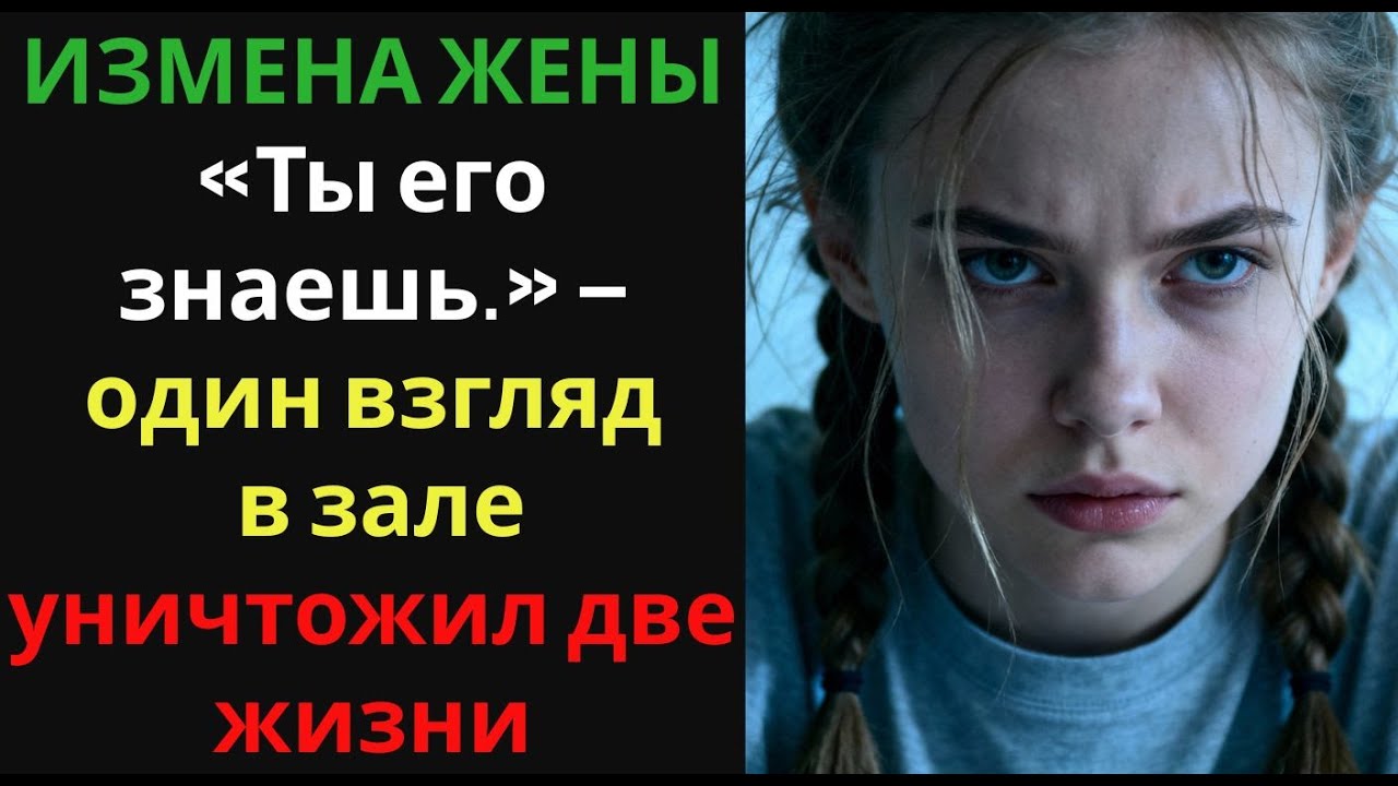 ИЗМЕНА ЖЕНЫ «Ты его знаешь » — один взгляд в зале уничтожил две жизни