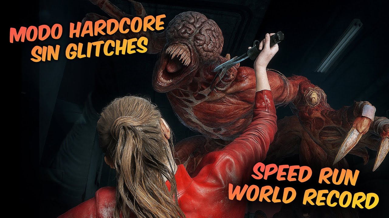 Los TRUCOS del MEJOR SPEED RUN RECORD MUNDIAL de RESIDENT EVIL 2  REMAKE (CLAIRE B)