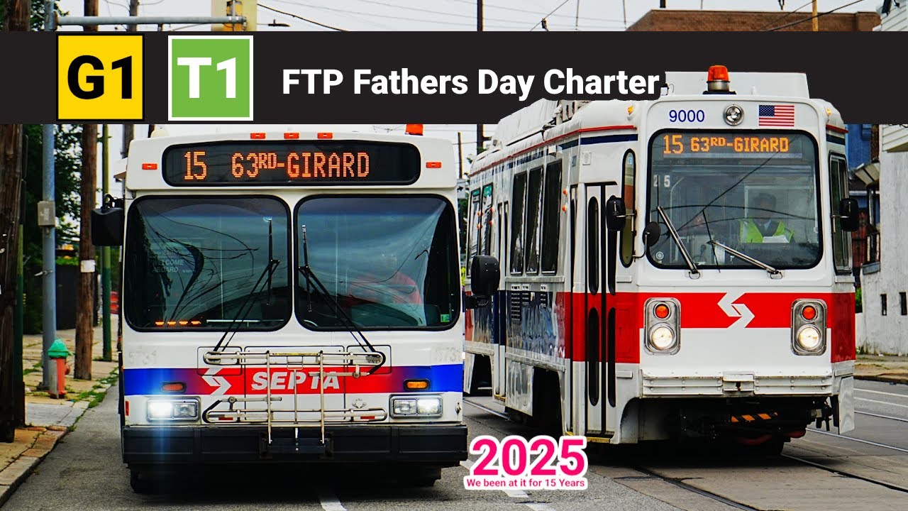 Friends of Philadelphia Trolleys: Father's Day 2025 Charter with SEPTA 9000 and Ex-SEPTA D40LF
