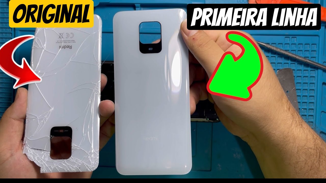 Como trocar tampa do Xiaomi Note 9s Passo a Passo