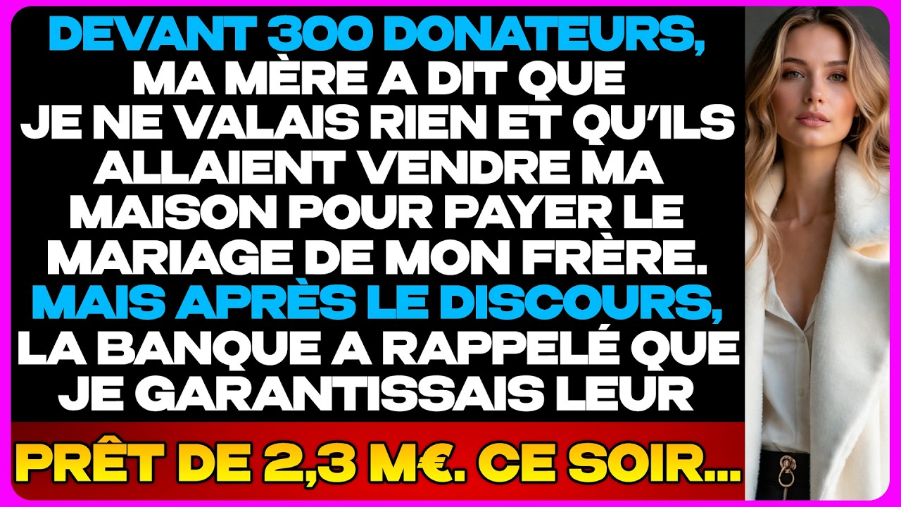 Mes Parents M’Ont Humiliée Devant 300 Donateurs — Puis Ils Ont Eu Besoin De Ma Signature...