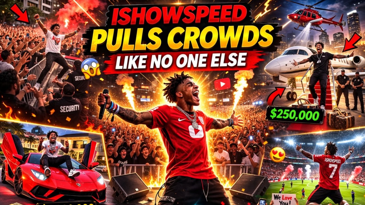 IShowSpeed Pulls Crowds Like No One Else