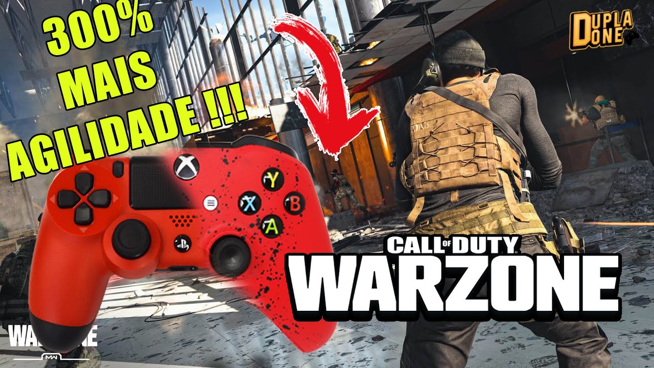 Configurando controle do Call Of Duty WARZONE (PS4/XBOX ONE) PT-BR