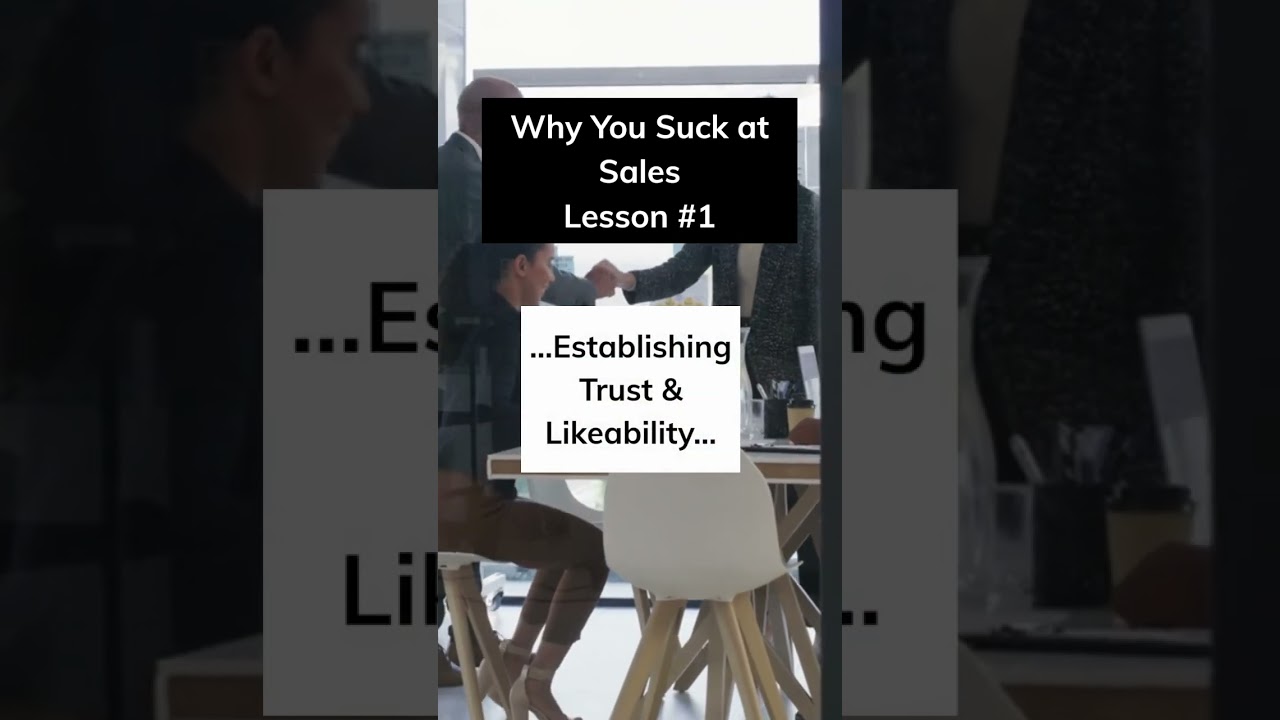 Why YOU suck at building RAPPORT - Lesson 1of10 #SalesSamurai