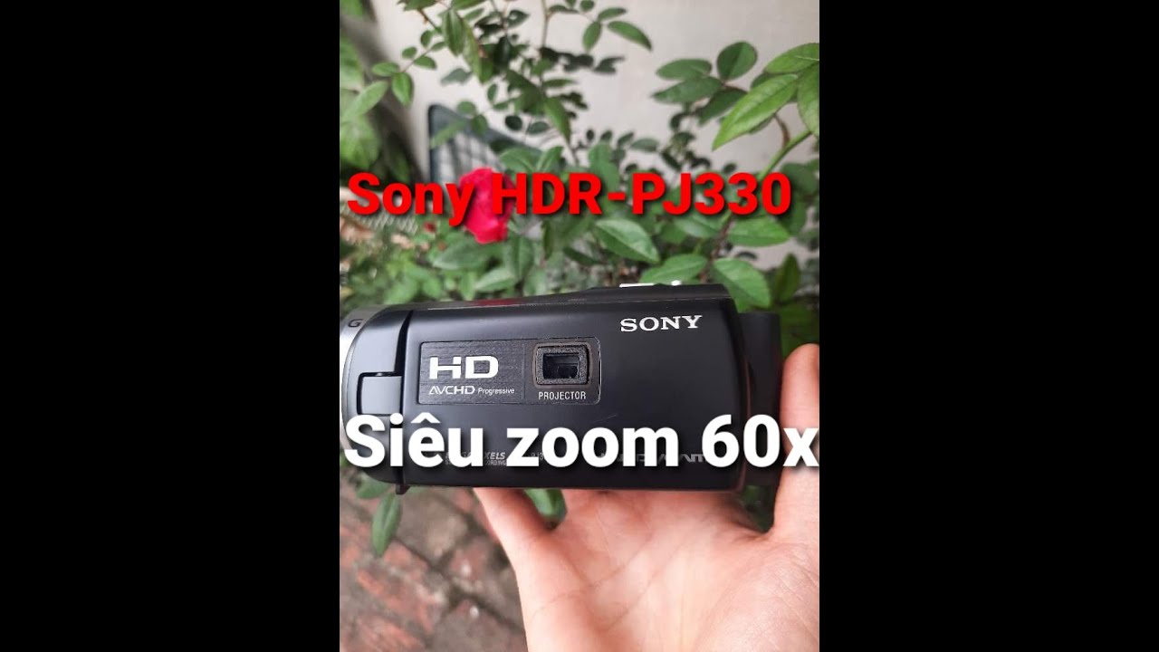 M&aacute;y quay sony Pj330, si&ecirc;u zoom, m&aacute;y chiếu, wifi
