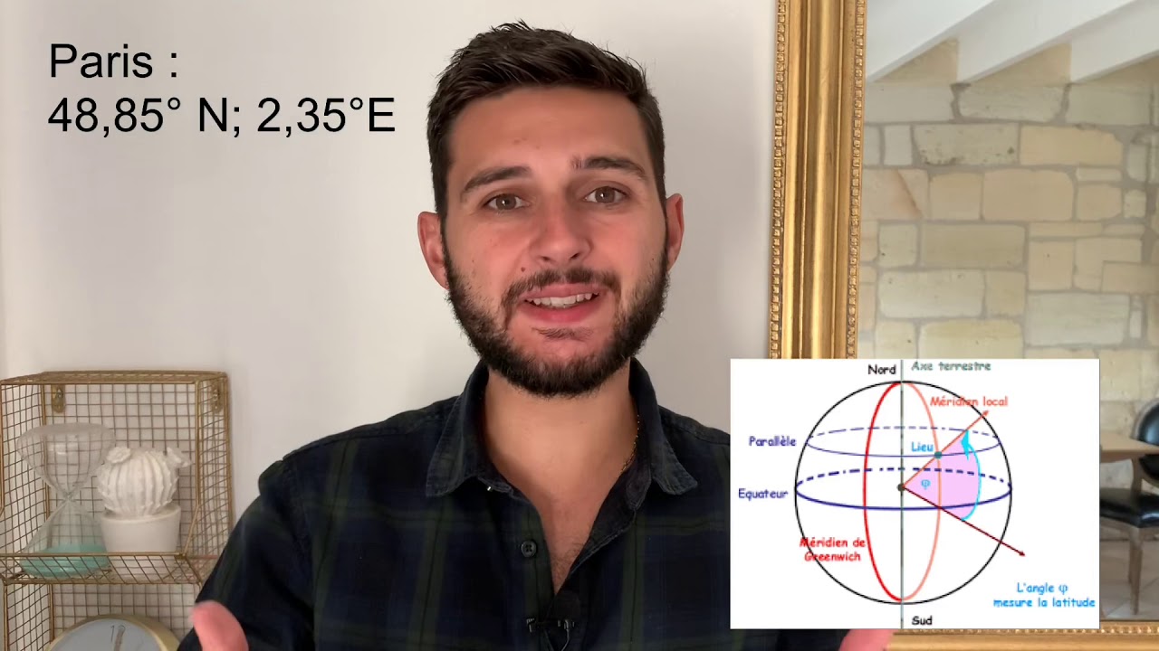 1ere Enseignement Scientifique - T3-CH8-3 - Latitude longitude