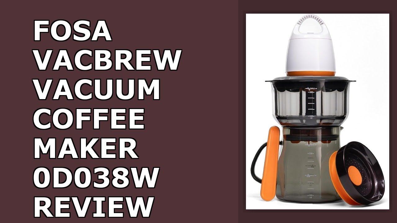 FOSA VacBrew Vacuum Coffee Maker – Rapid Hot & Cold Brew System | 4-Program Timer Pump + Review