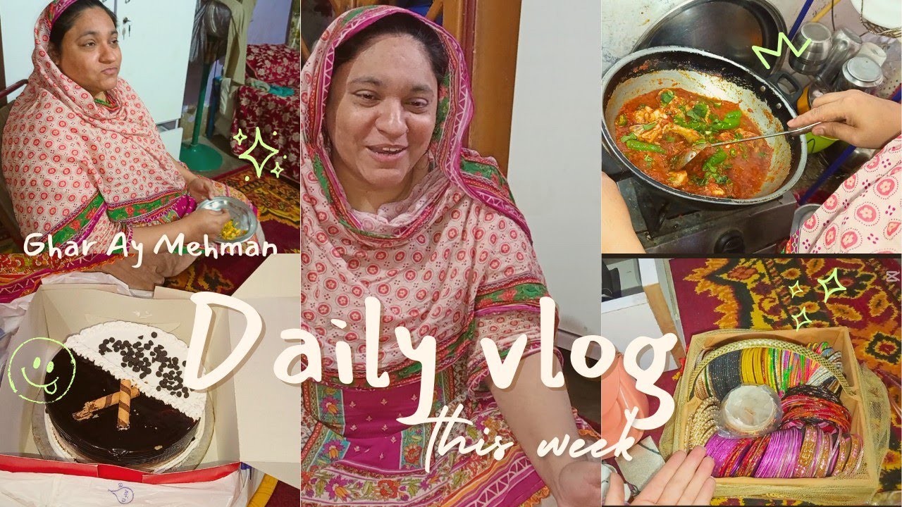 AJ Ay Ghar pr mehman 😊Maliha KY liye Cake 🎂 Ham Agay Ghar (Safiya But Vlog)