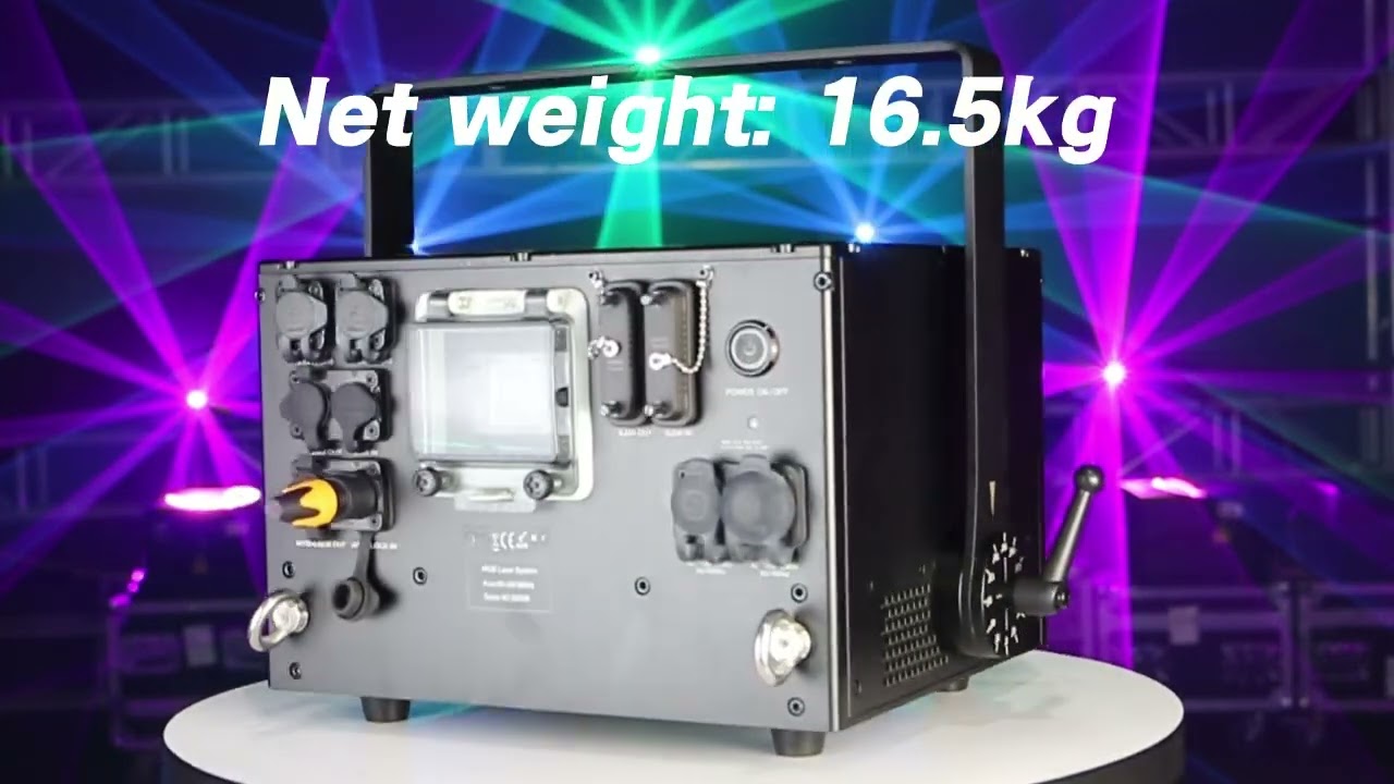 Outdoor 10w rgb laser show video WP-RGB10w