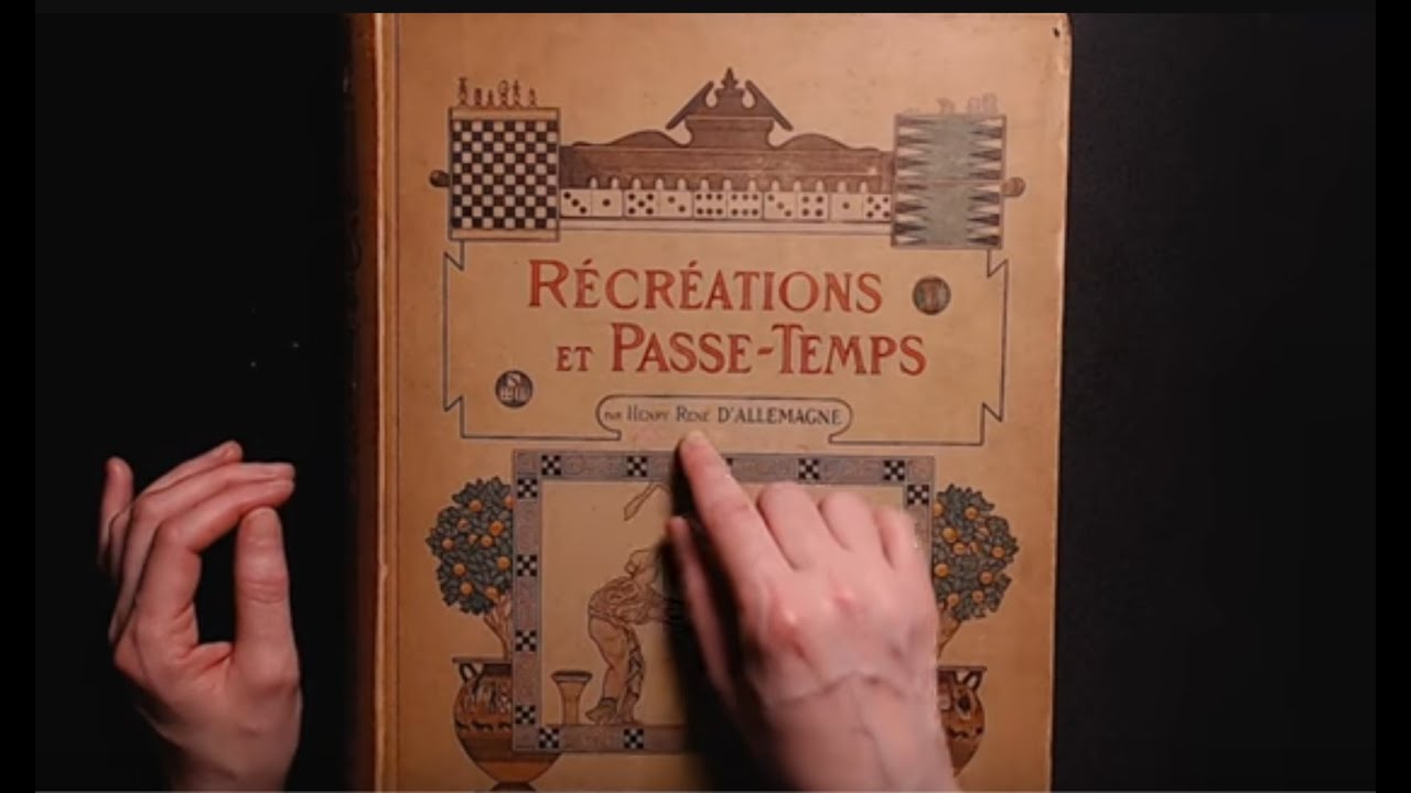 Récréations et Passe-Temps, 1906 - Show and tell Page turning ASMR FR