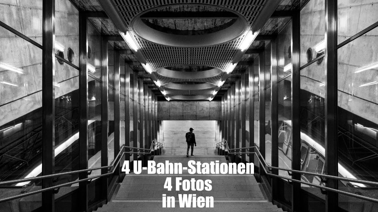 Street Photography (POV): 4 U-Bahn-Stationen 4 Fotos in Wien