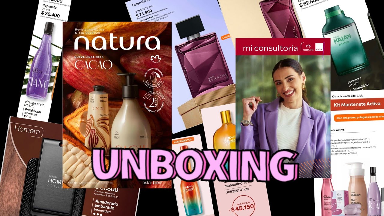 UNBOXING NATURA CICLO 03/2026 