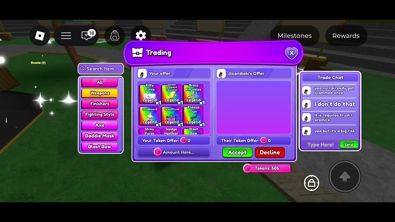 Part 1 of borrowing (baddies Roblox)
