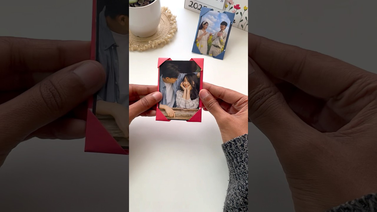 Origami Photo Frame with stand | Easy paper frame Tutorial | Art beats