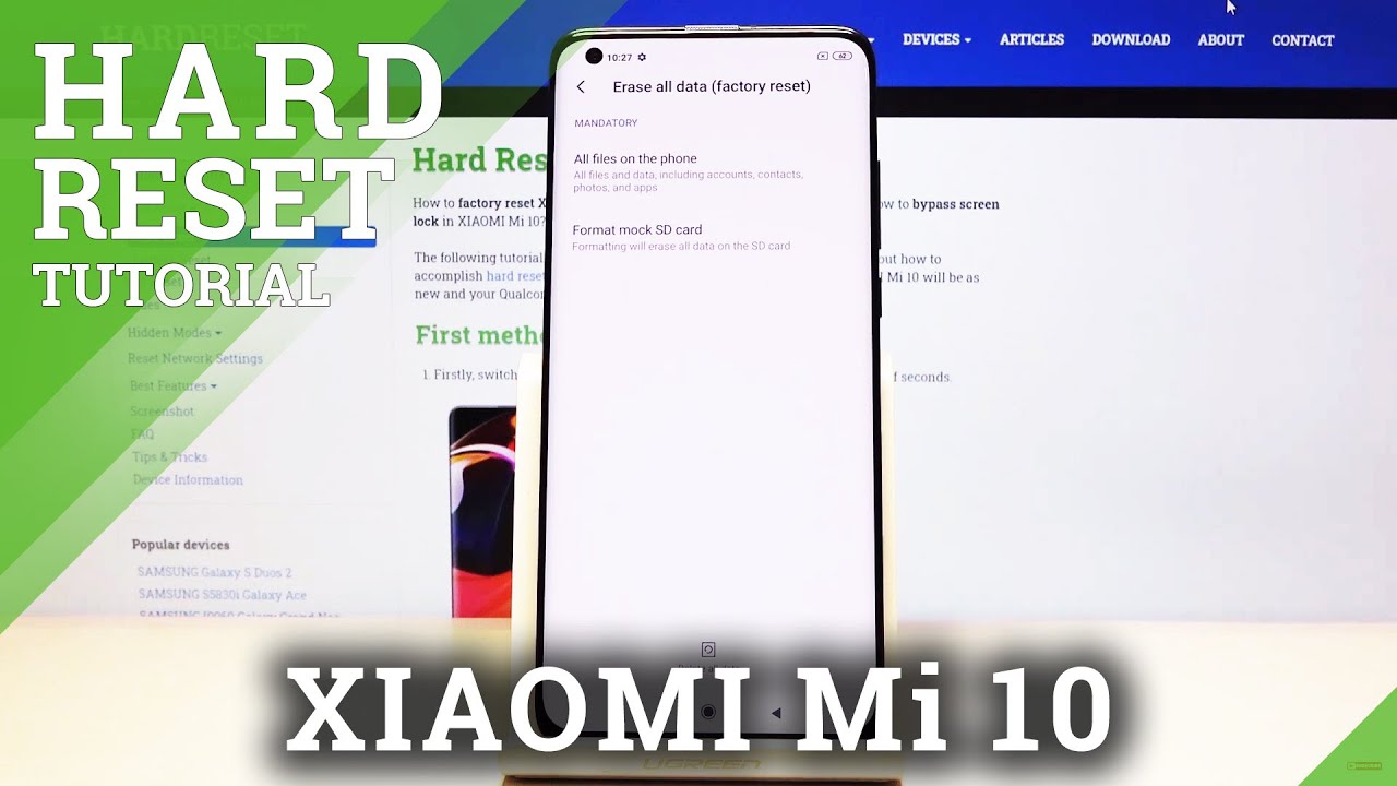 How to Hard Reset Xiaomi Mi 10 &ndash; Factory Data Reset