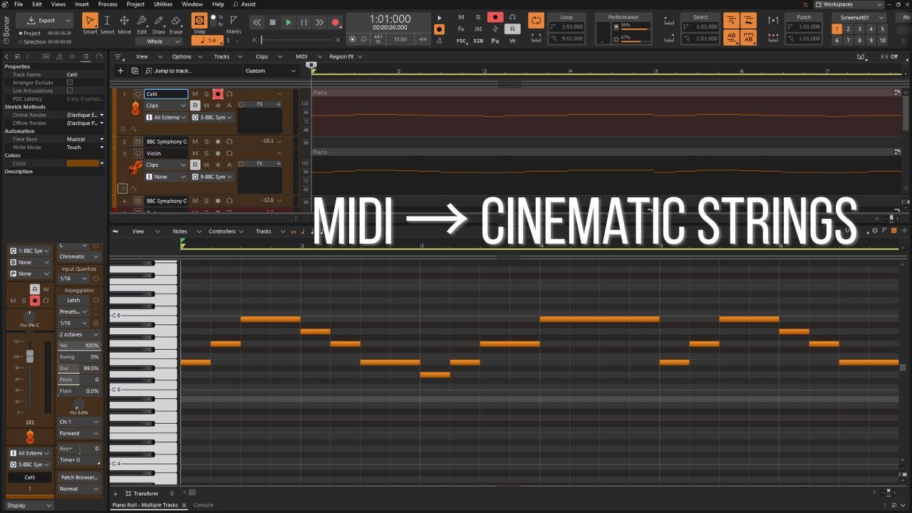 Turning One MIDI Melody Into a Cinematic String Track