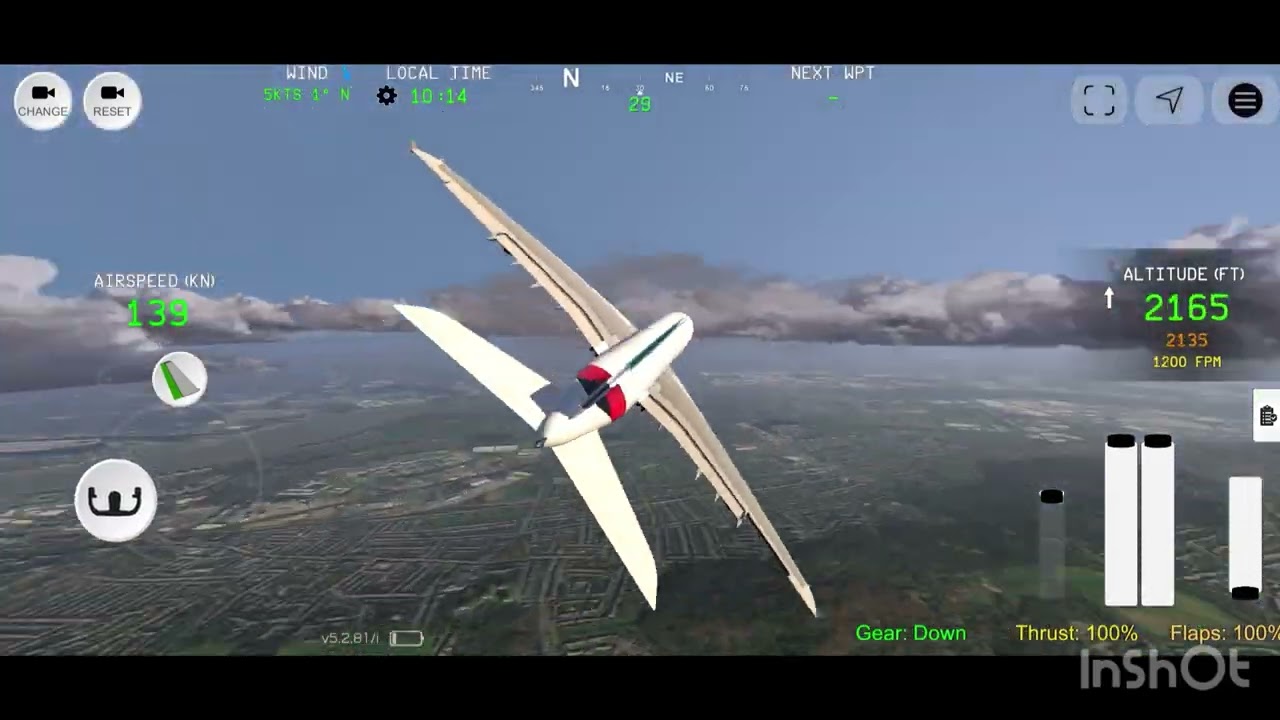 Manchester to London city in heavy snow ⛄️ Low visibility for take off #viral #airplane 