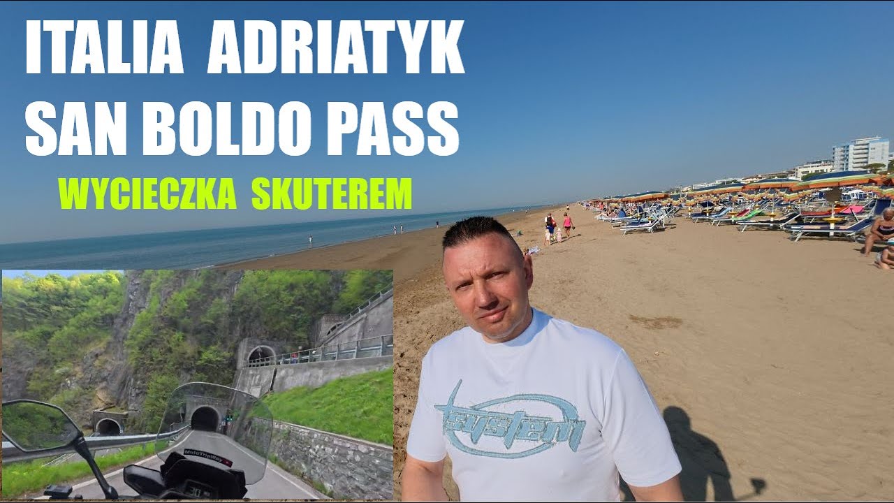 Włochy skuterem Morze i Góry. Yamaha xmax 300 MotoVlog