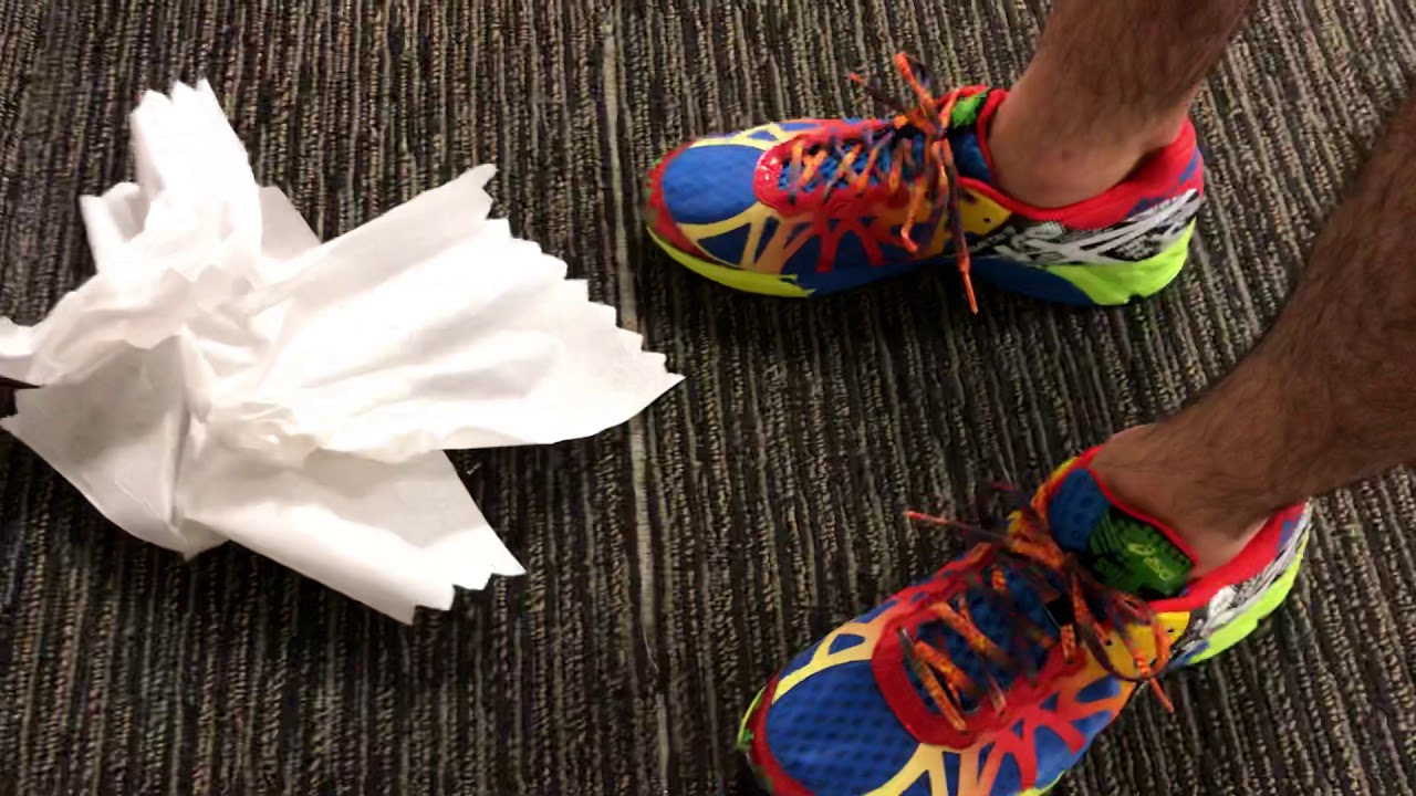 Finishing My Workout And Taking Off Sockless ASICS Gel-Noosa Running Shoes