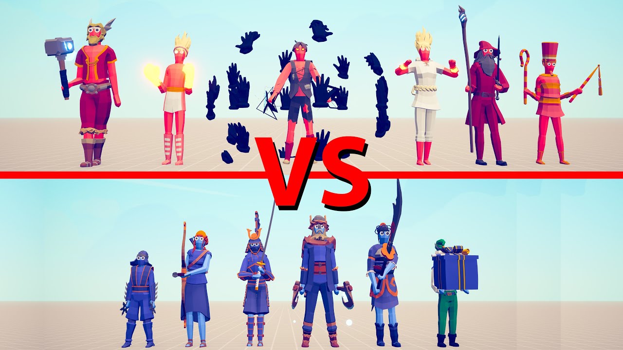 LEGACY Team vs SECRETS Team - Totally Accurate Battle Simulator TABS