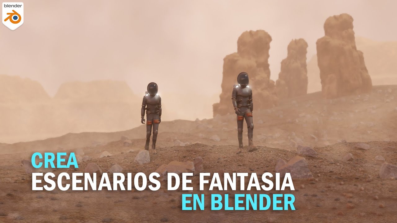 Como Crear Escenarios de Ciencia Ficcion en Blender