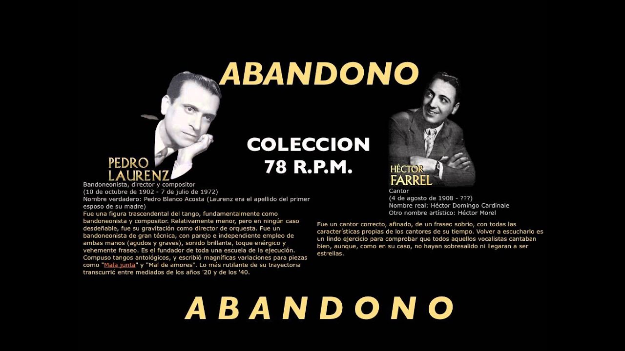ABANDONO-PEDRO LAURENZ-HECTOR FARELL