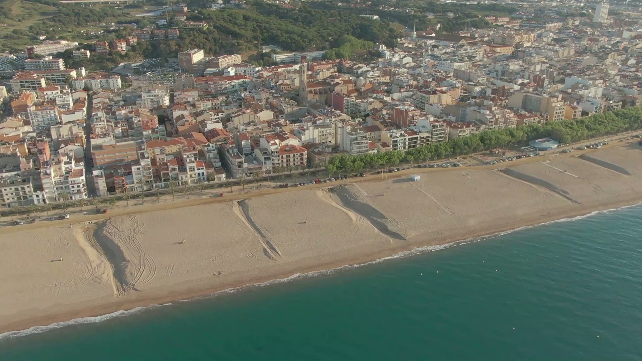 Calella beach 2021 (filmed with drone)