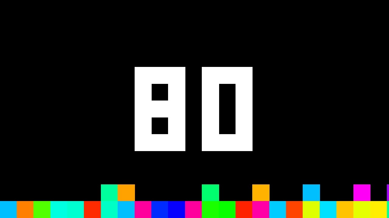 80 Seconds Timer ‐ Flowing Pixels