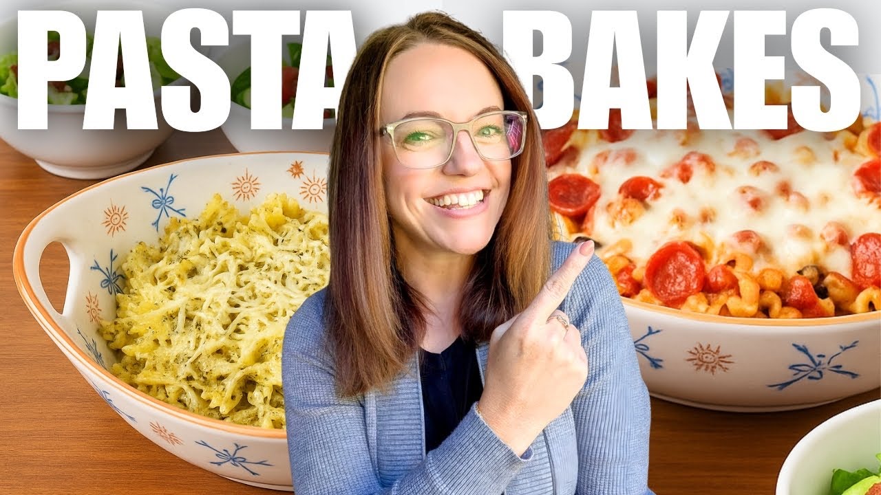 2 Easy PASTA BAKES for Busy Weeknights!!