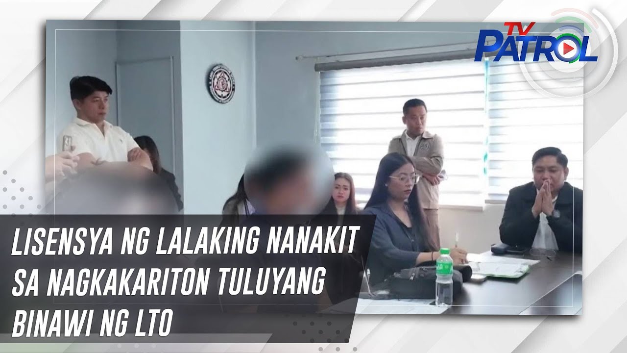 Lisensya ng lalaking nanakit sa nagkakariton tuluyang binawi ng LTO | TV Patrol