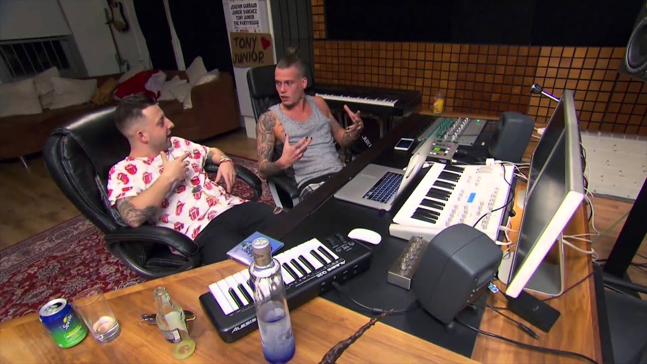 Tony Junior & Mr. Polska in de studio