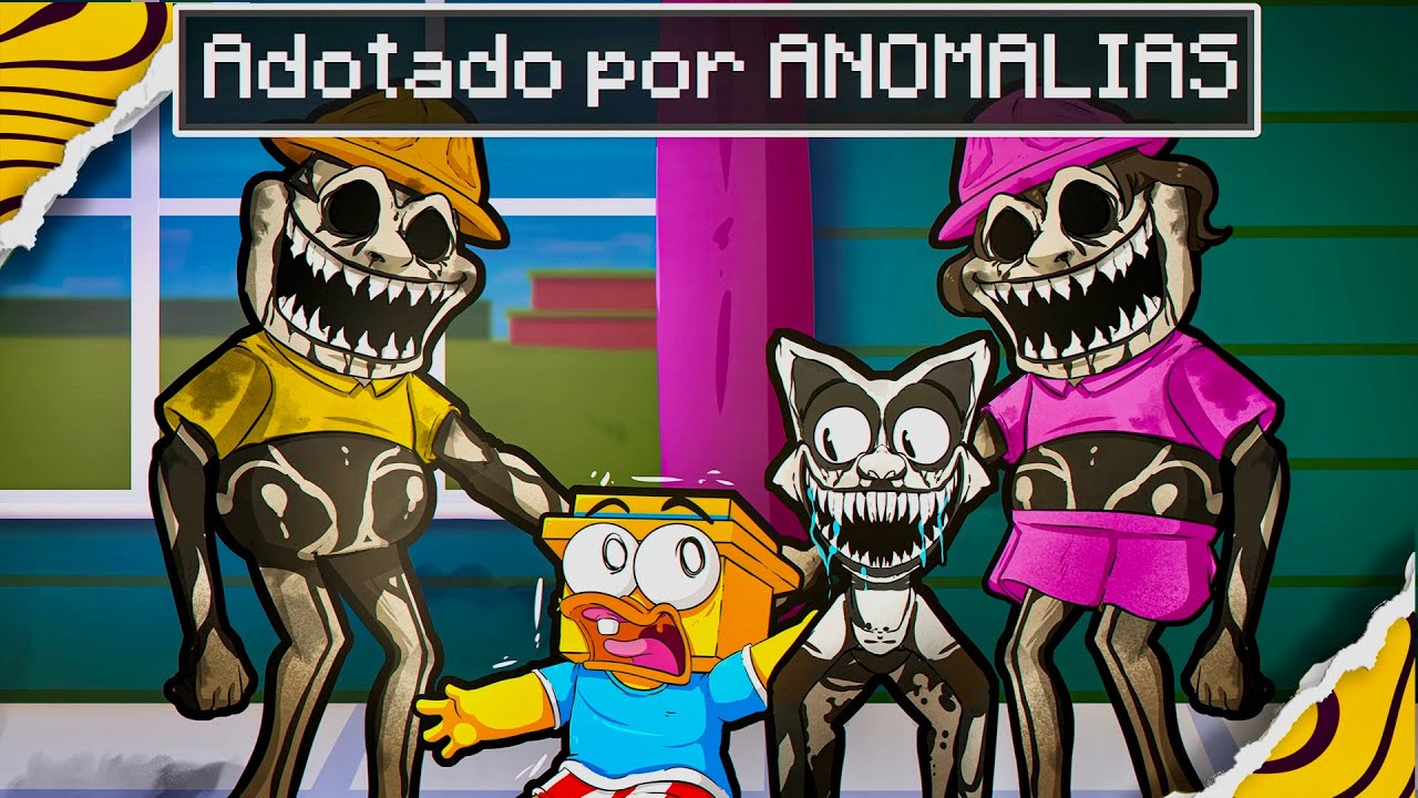 FUI ADOTADO POR ANOMALIAS DO ZOONOMALY NO MINECRAFT!