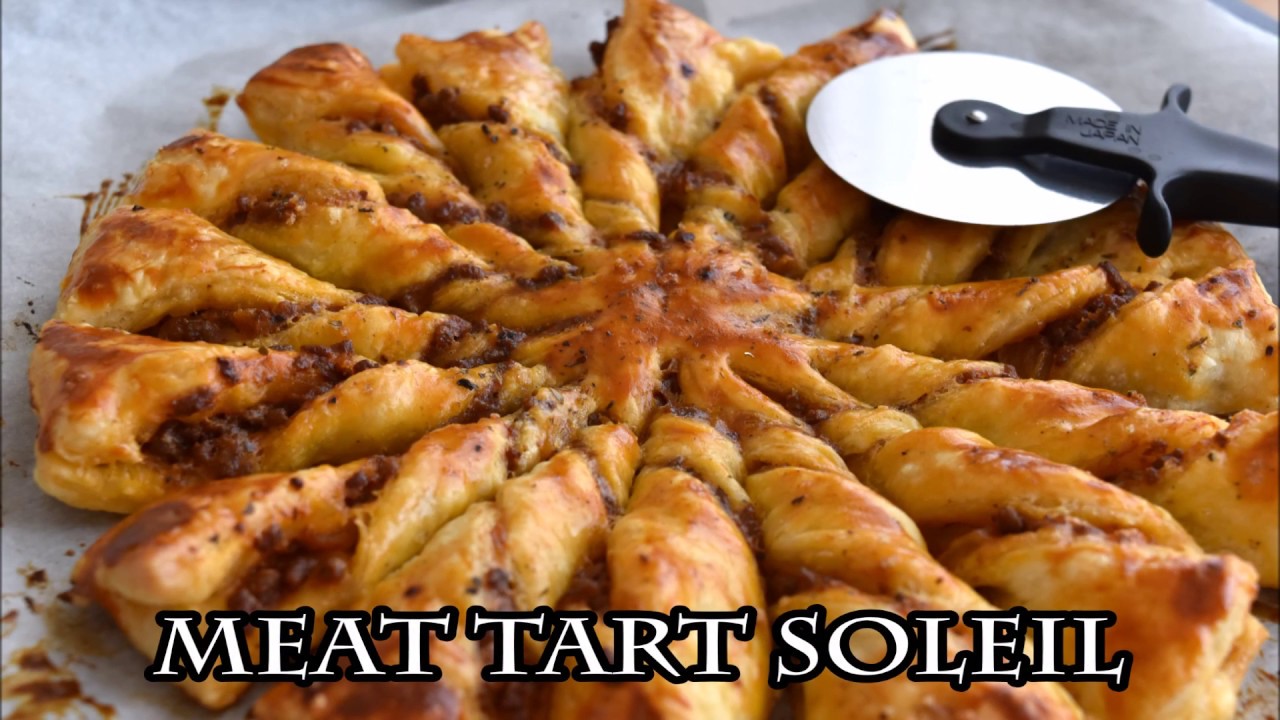 Meat Tart Soleil 【太陽のパイ】ミートタルトソレイユ【作り方】