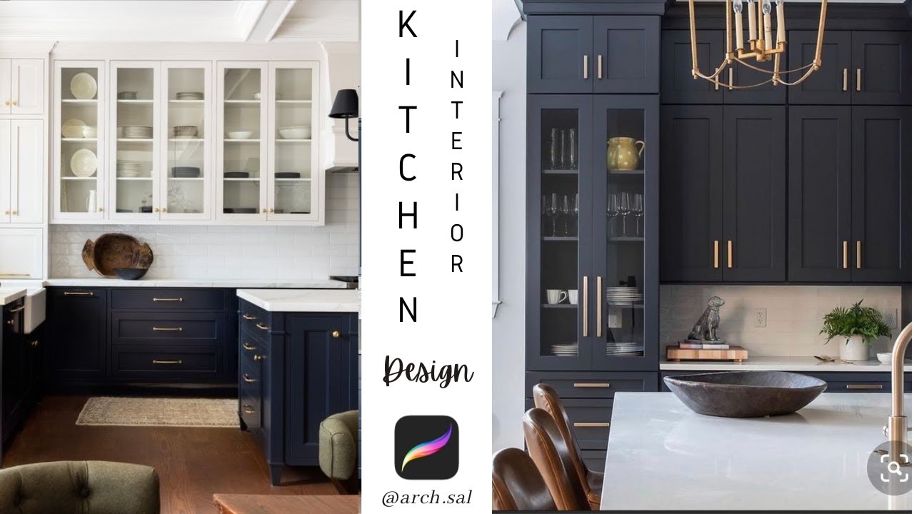 How to do kitchen interior design in IPAD 2024 |Procreate | easy way series 2
