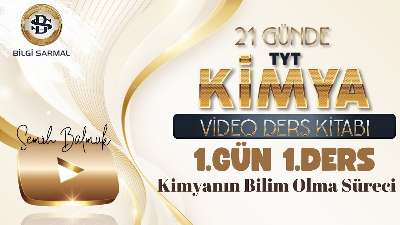 Simyadan Kimyaya 1. Gün 1. Ders l 🔥 21 GÜNDE TYT KİMYA KAMPI 2026