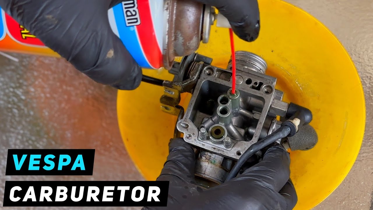 Vespa LX - Carburetor Disassembly / Cleaning / Assembly | Mitch's Scooter Stuff