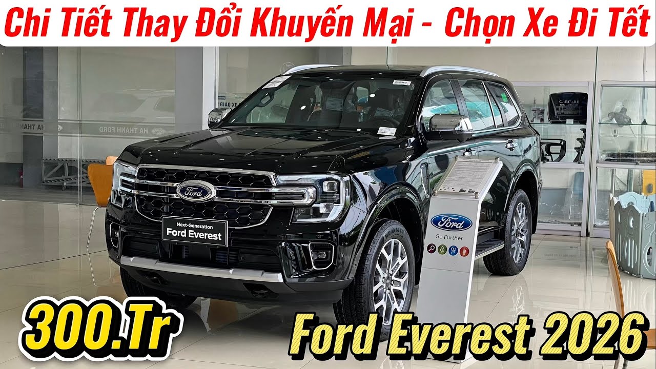 ✅Chi Tiết Lại Giá Xe Everest 2026 Lăn Bánh Thay Đổi Khuyến Mại Cuối Dịp Cận Tết | Giá Xe Việt