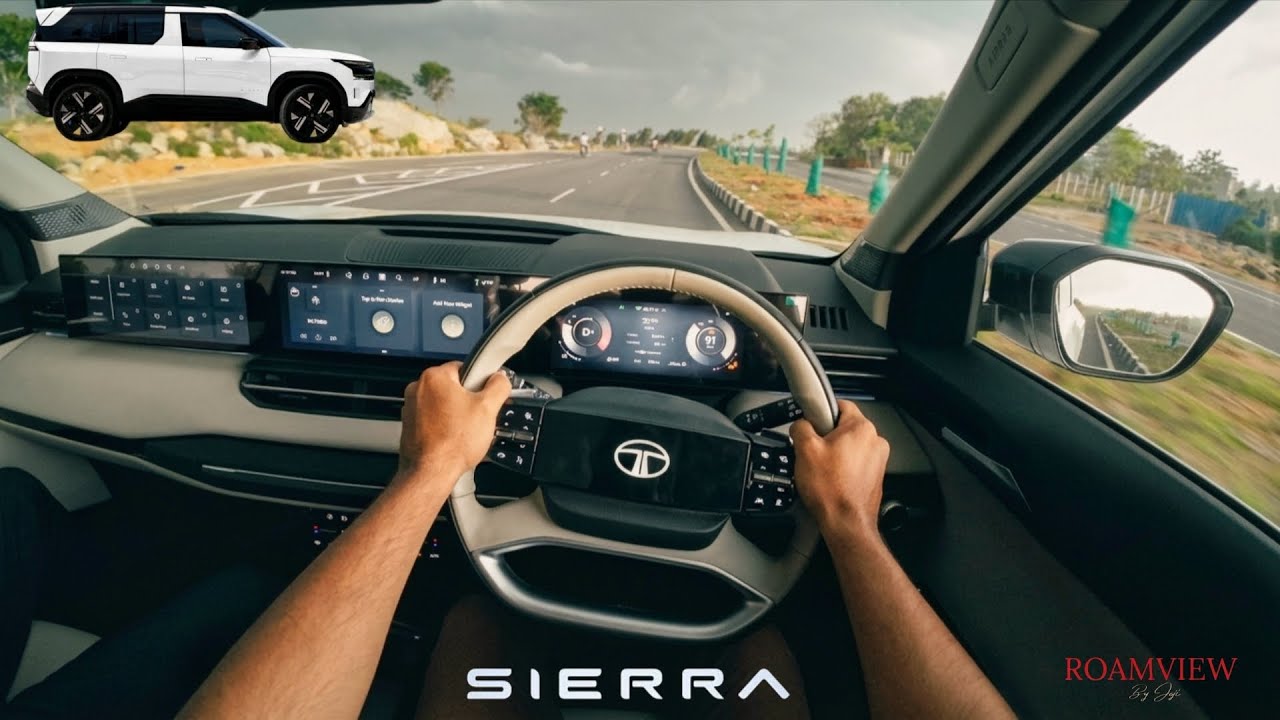 2026 TATA SIERRA POV DRIVE REVIEW + ASMR | 4K | 1.5L AT | 160PS 255Nm |POV #28|