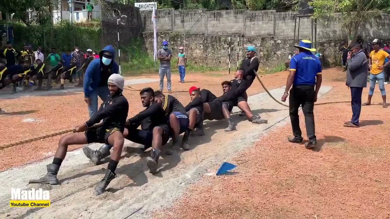 Ganemulla U23 vs Rathmalana 600KG Pugoda tug of war Championship