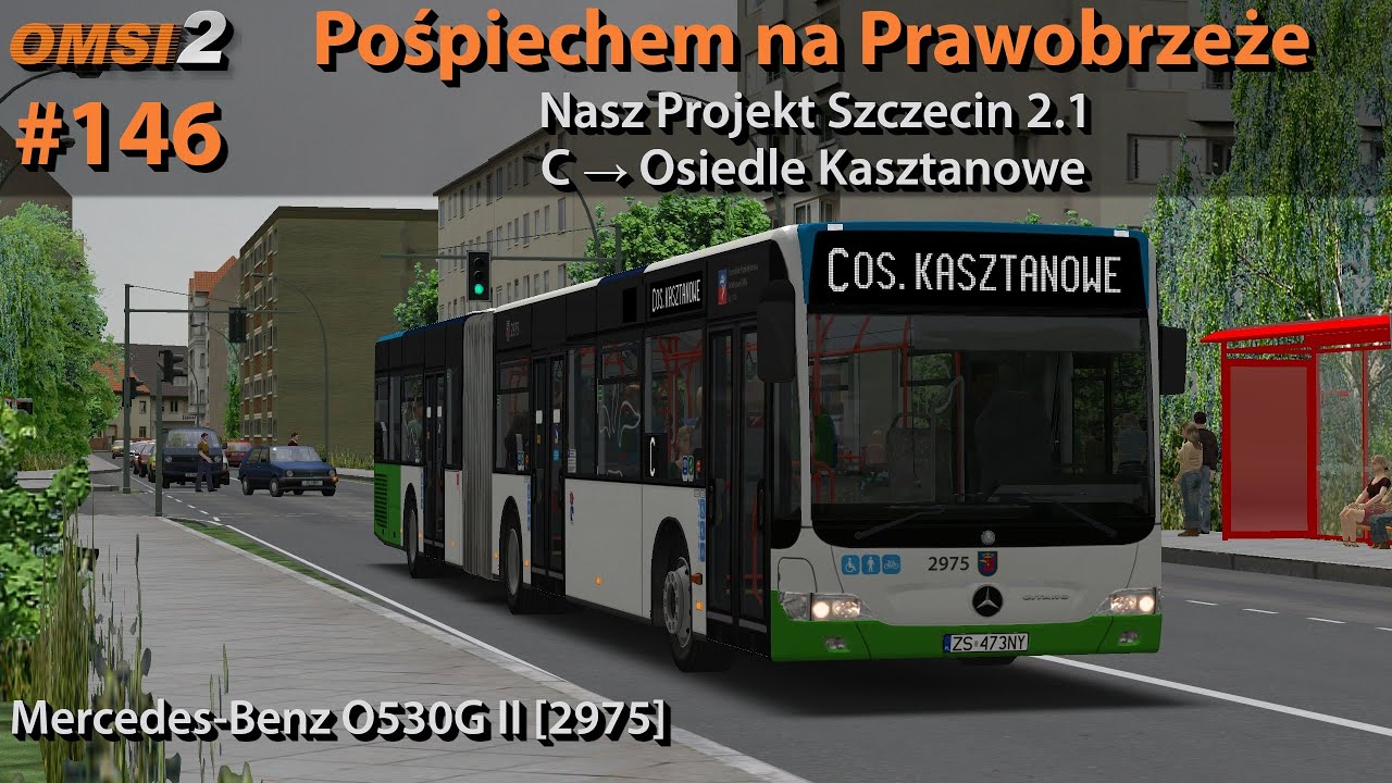 OMSI 2 #146: Pośpiechem na Prawobrzeże | NPS 2.1 - Linia C | Mercedes-Benz O530G II